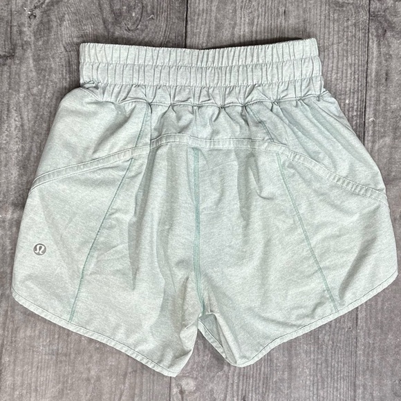 Lululemon Track That Shorts in Heather Lux Multi Hazy Jade [2037] - Picture 2 of 10
